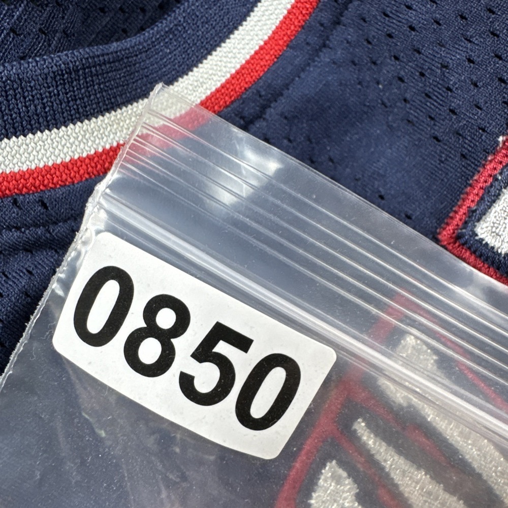 VTG Reebok NBA New Jersey Nets #15 Vince Carter Authentic Stitched Jersey Sz 50 - Picture 9 of 9